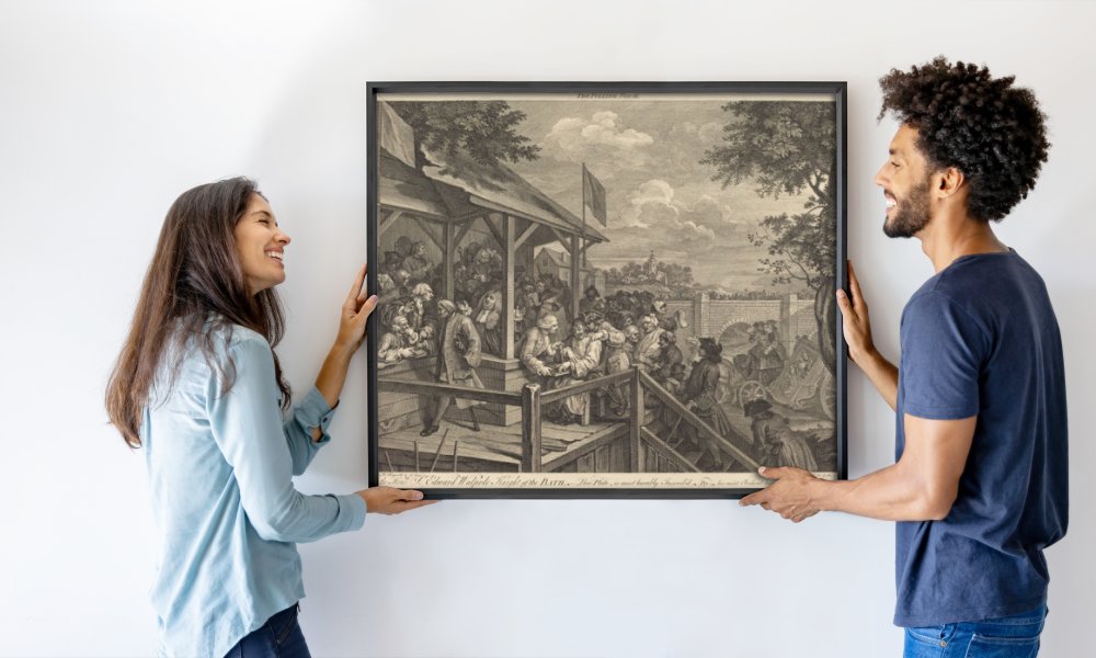 William Hogarth and Francois Morellon de La Cave
