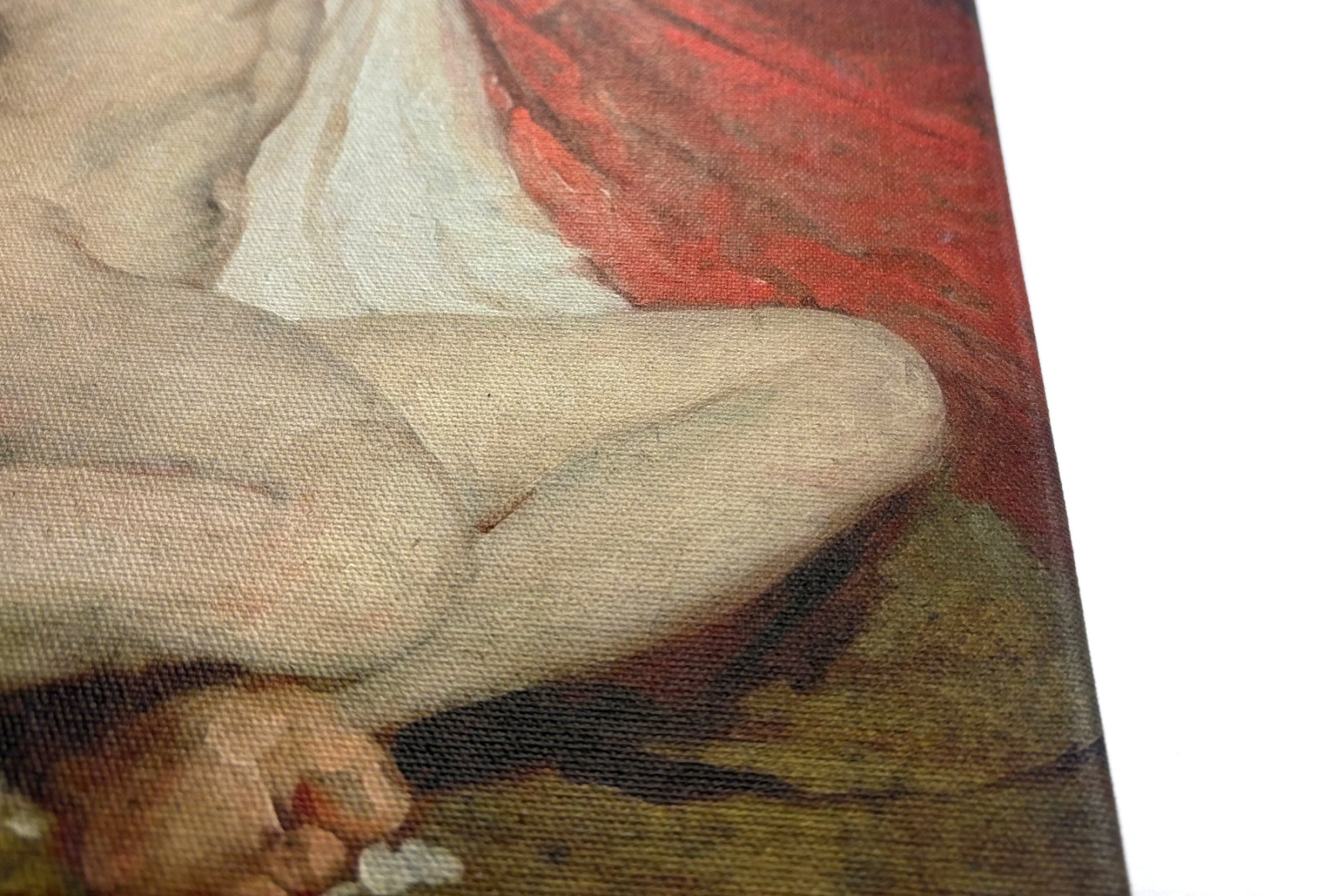 Mandlig nøgenfigur med armene strakt op - William Etty
