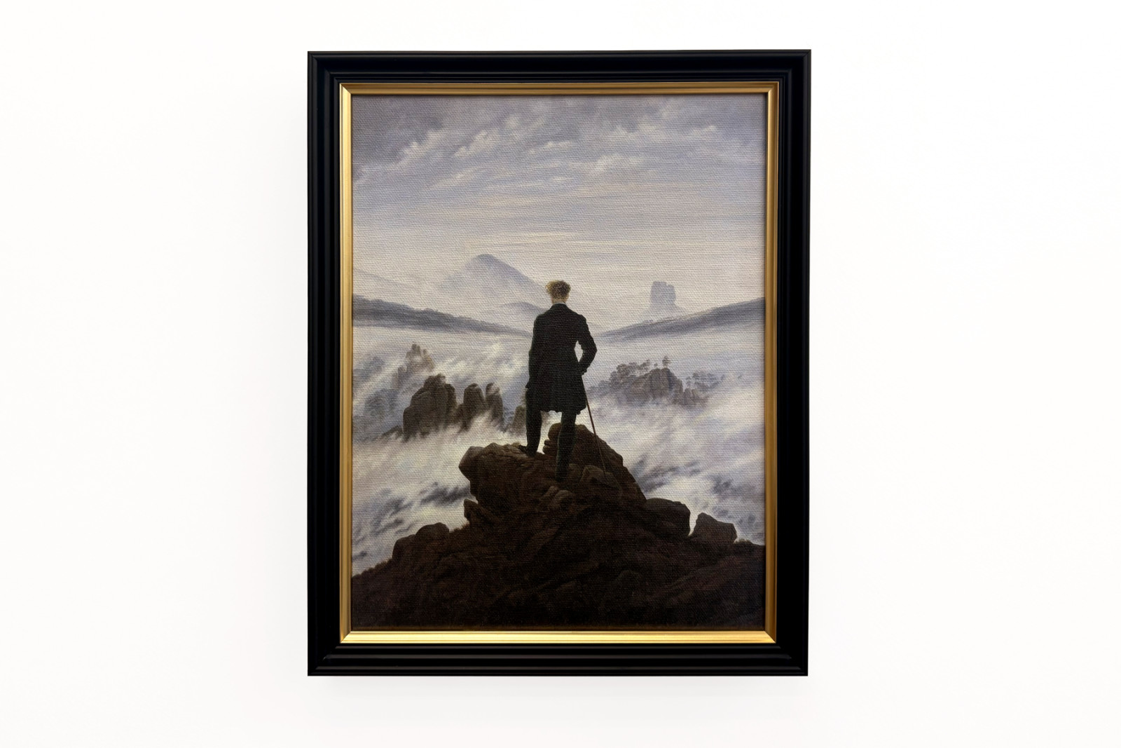 Vandreren over tågehavet - Caspar David Friedrich