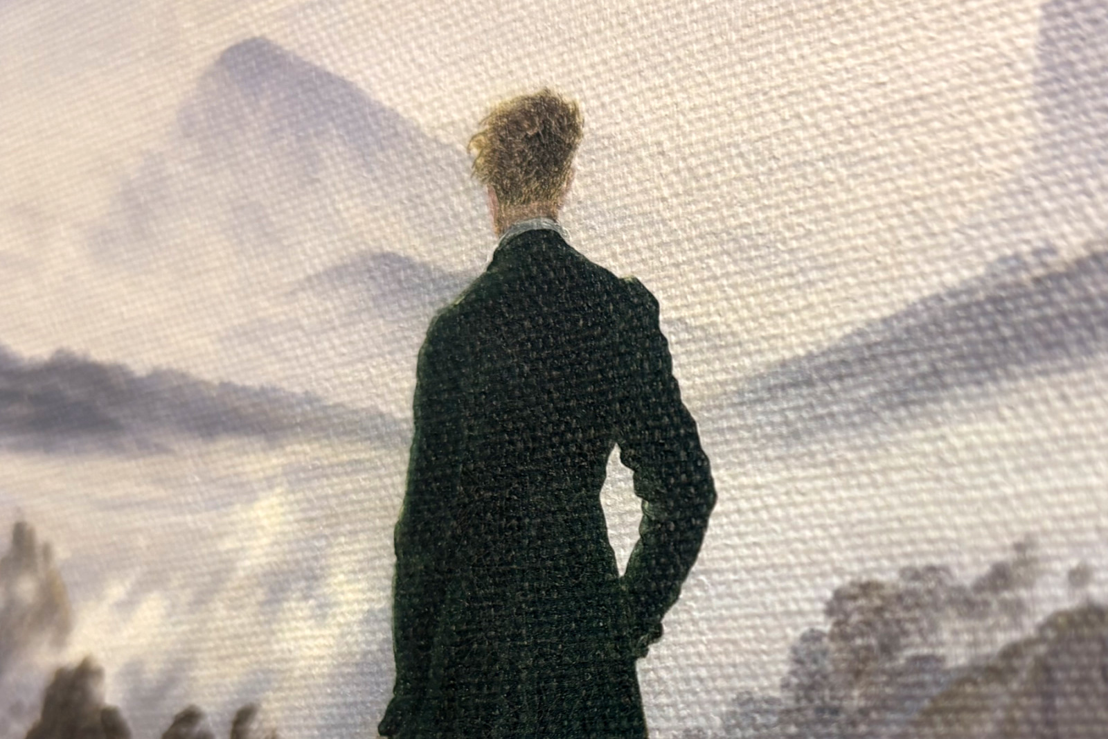 Vandreren over tågehavet - Caspar David Friedrich