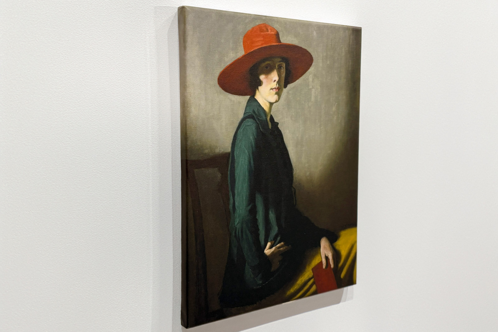Nainen, jolla on punainen hattu - William Strang