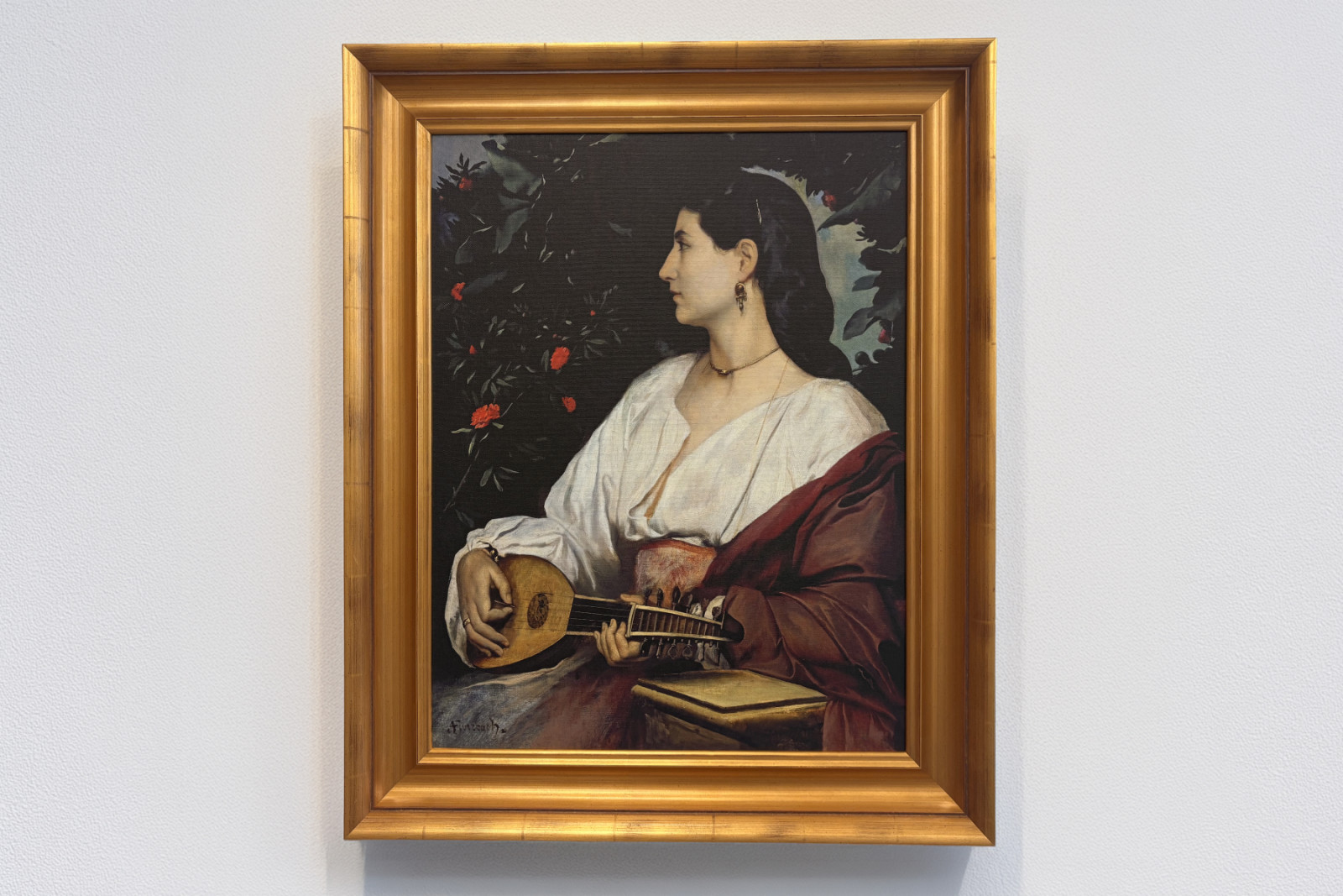 Mandolinspilleren, 1865 - Anselm Feuerbach