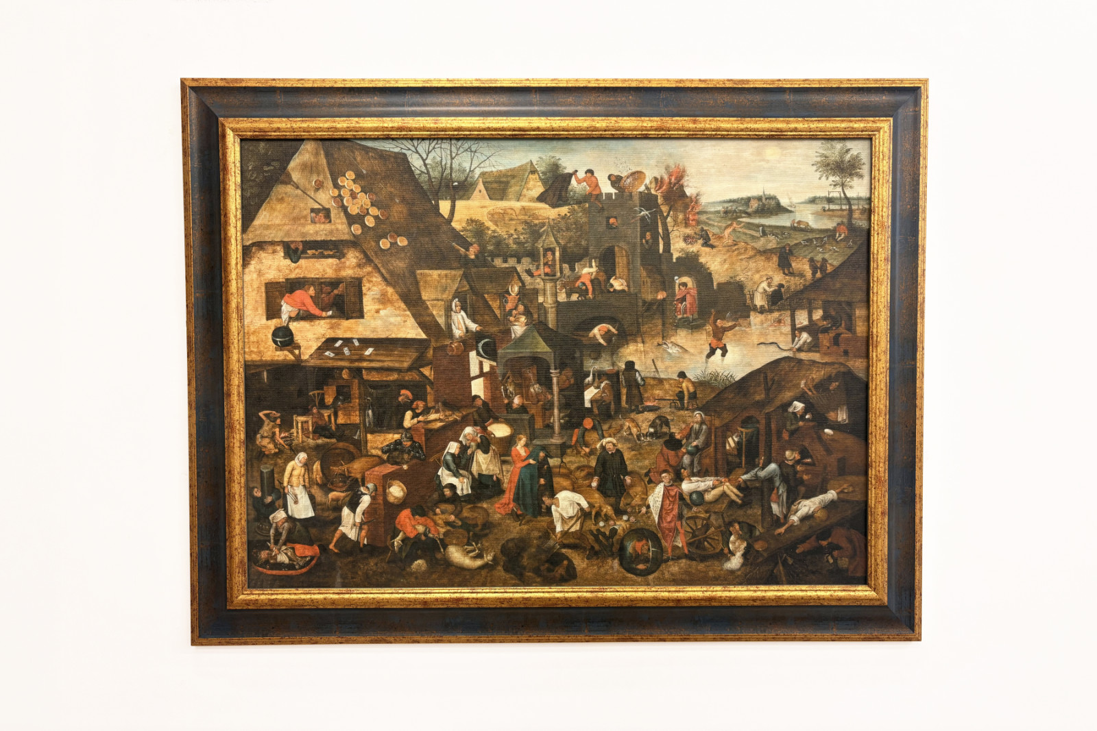 Ordsprog (olie) - Pieter the Younger Brueghel