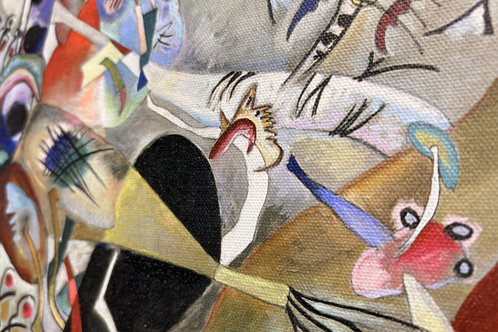 I det grå, 1919 - Wassily Kandinsky