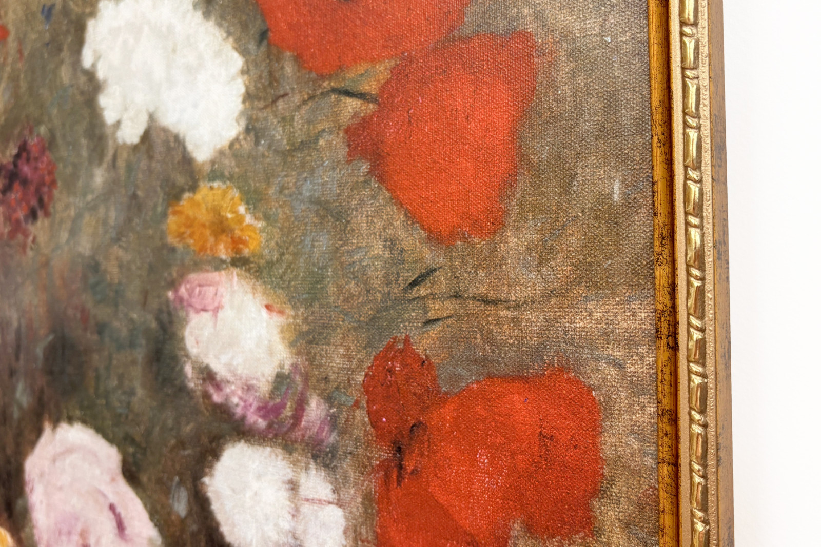 Buket med valmuer Maleri af Odilon redon (1840-1916). - Odilon Redon