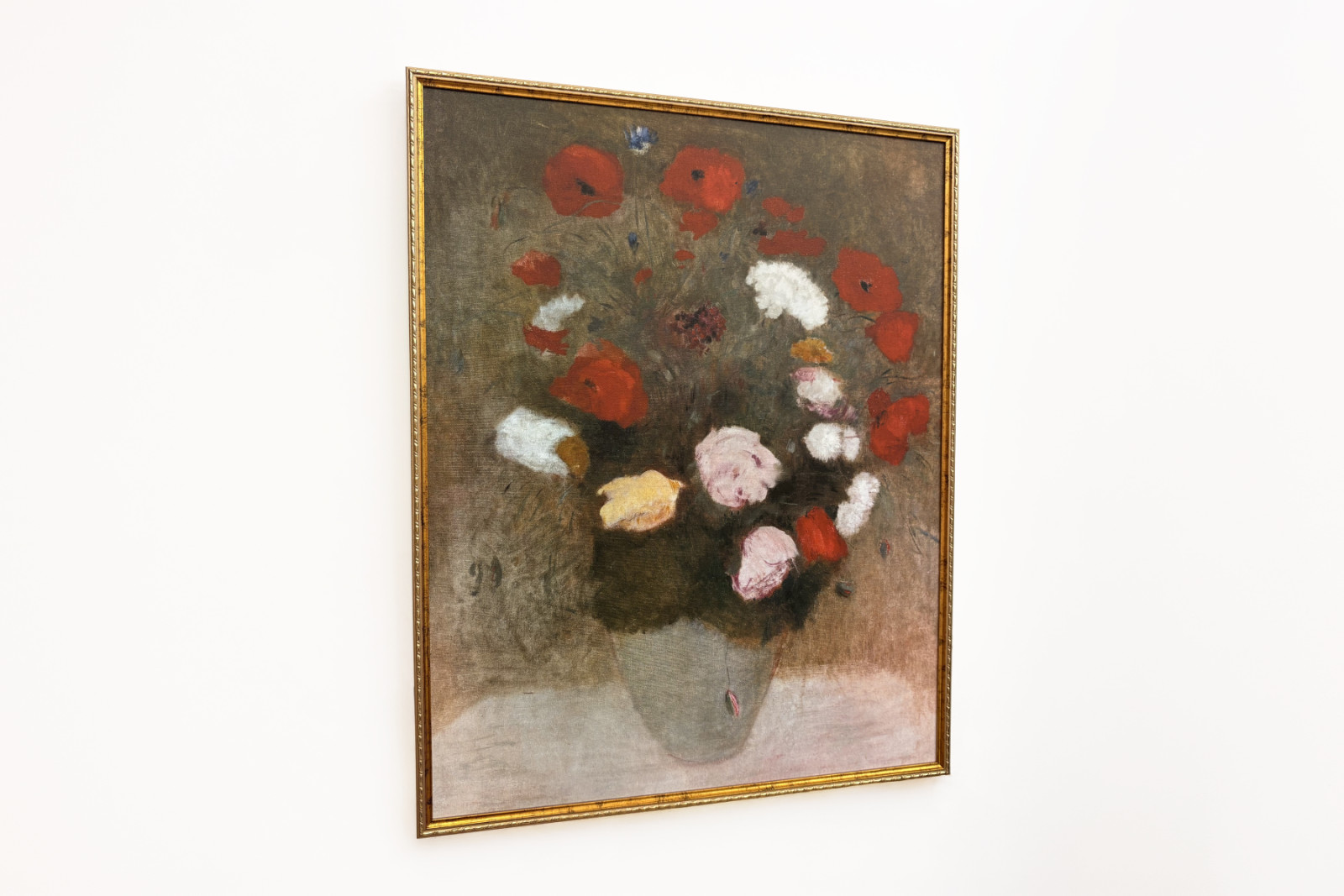 Buket med valmuer Maleri af Odilon redon (1840-1916). - Odilon Redon