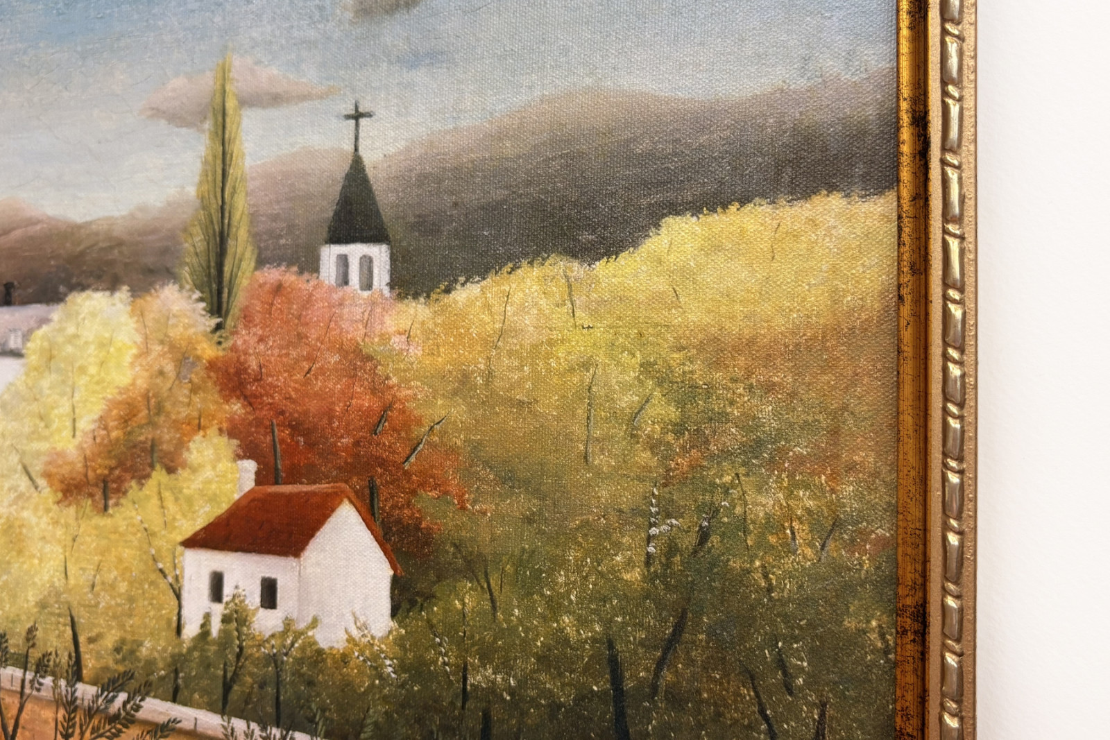 Landskab med bonde - Henri Rousseau