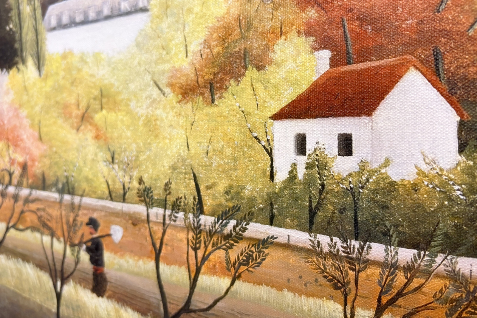 Landskab med bonde - Henri Rousseau