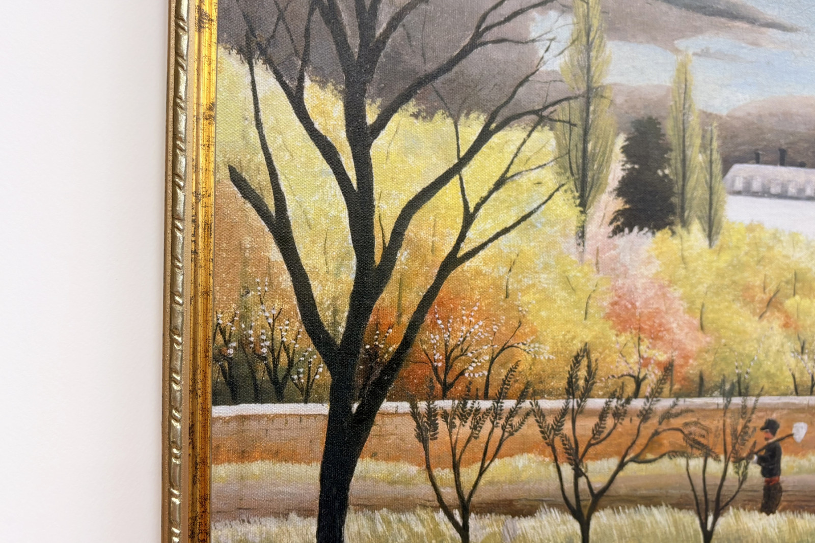 Landskab med bonde - Henri Rousseau