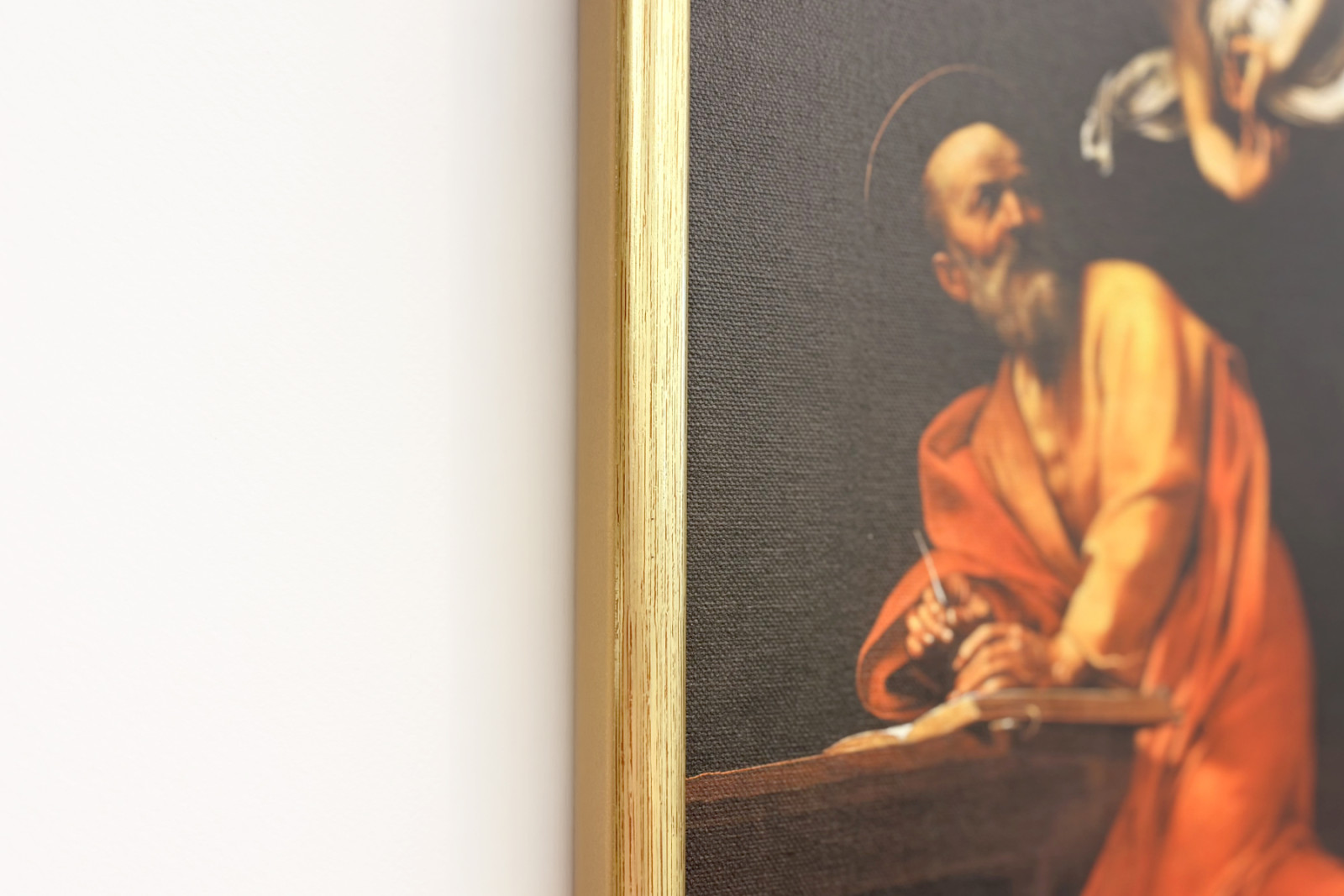 Den hellige Matthews inspiration - Michelangelo Merisi Caravaggio