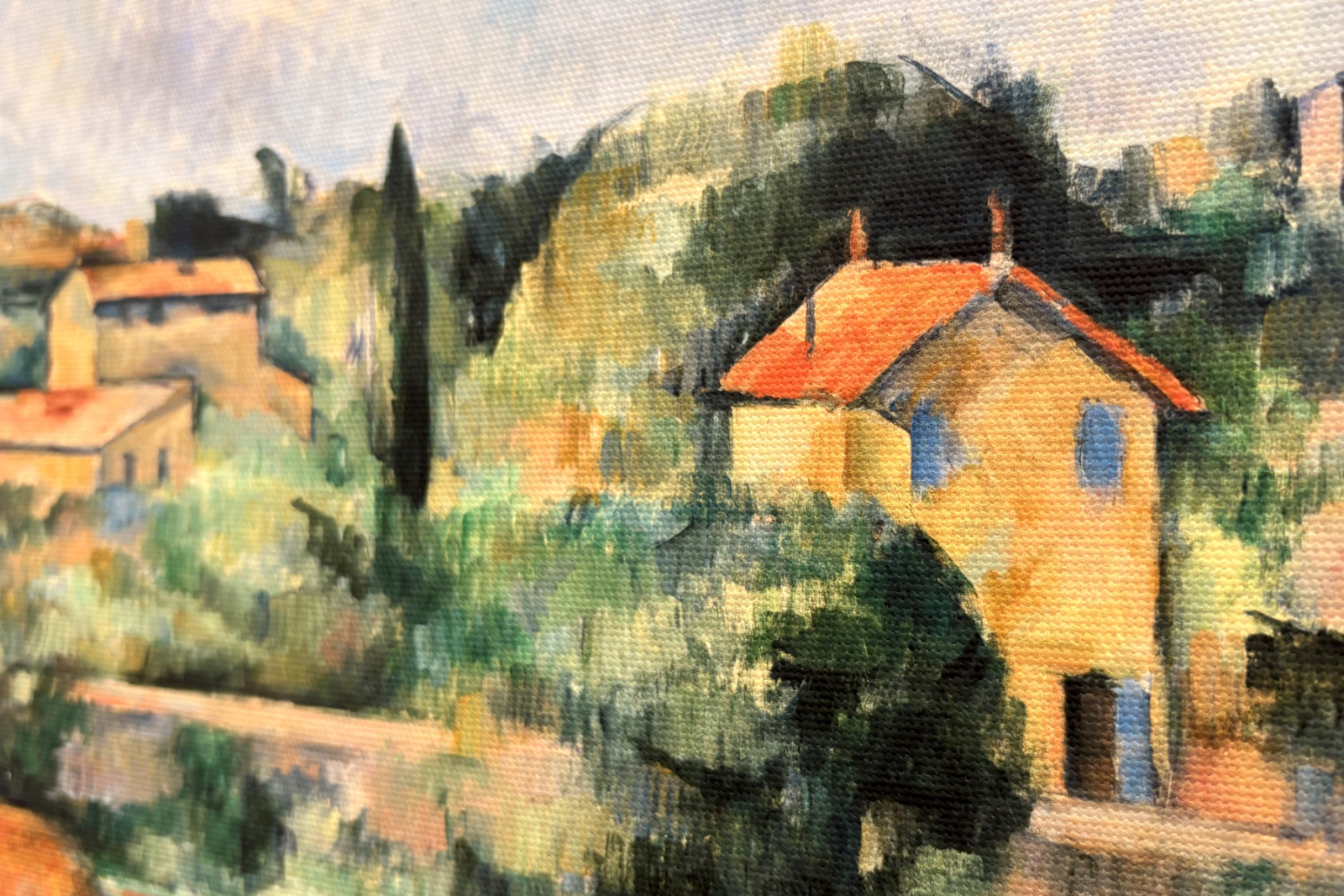 Bellevue-sletten / Den røde jord - Paul Cézanne