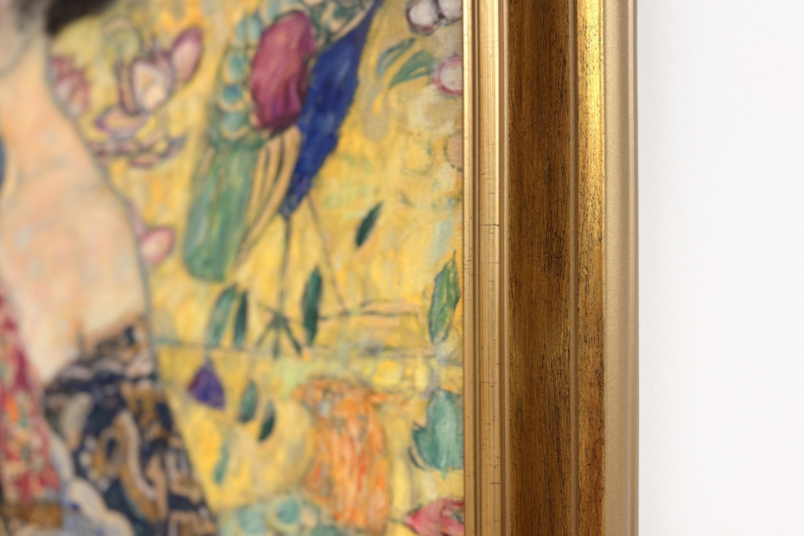 Dame med ventilator - Gustav Klimt