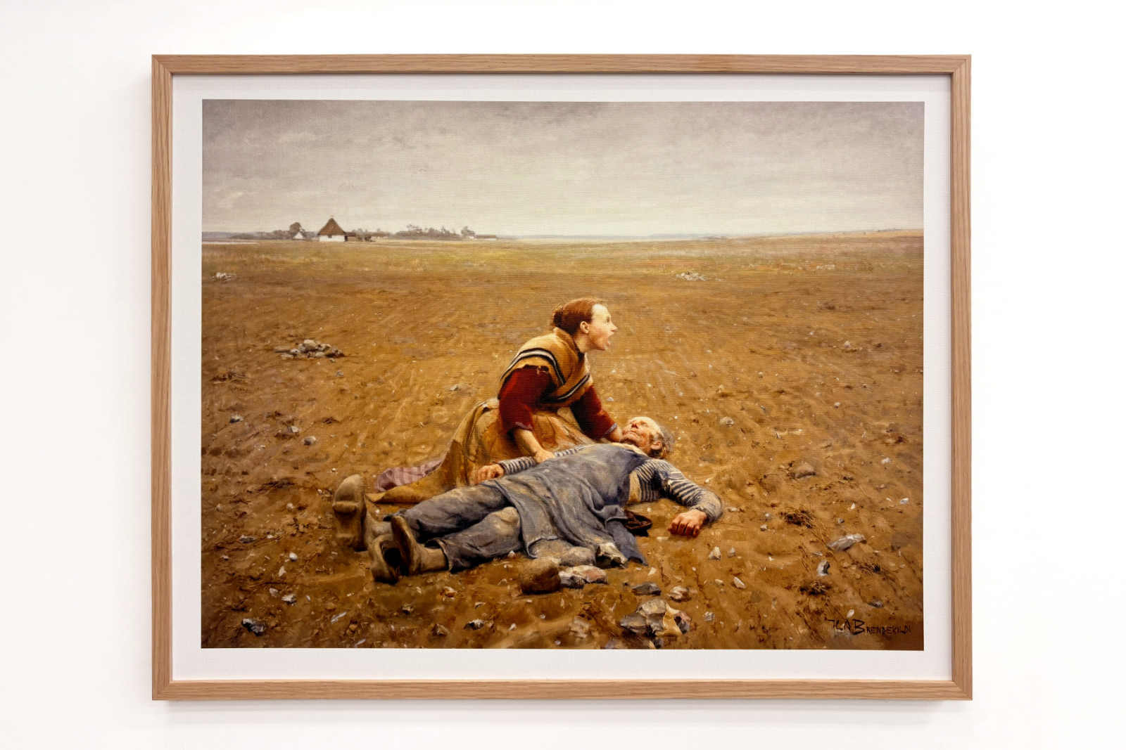 Udslidt eller Martyren, 1889 - Hans Andersen Brendekilde