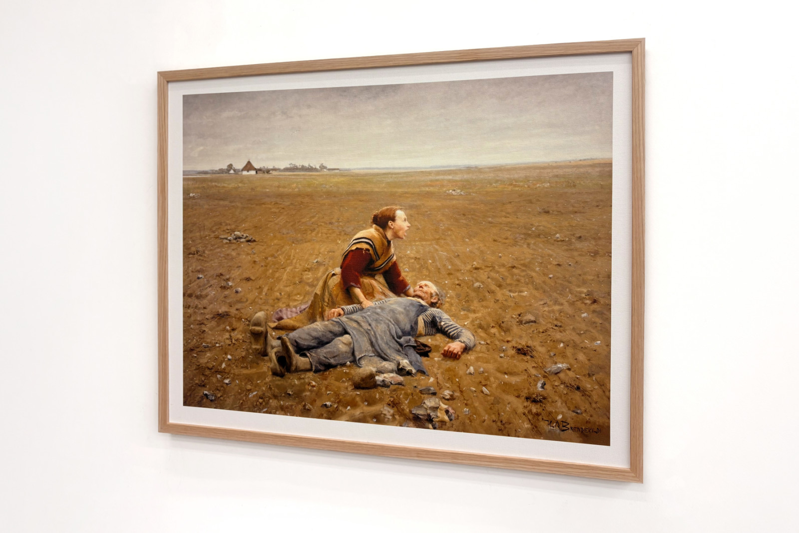 Udslidt eller Martyren, 1889 - Hans Andersen Brendekilde