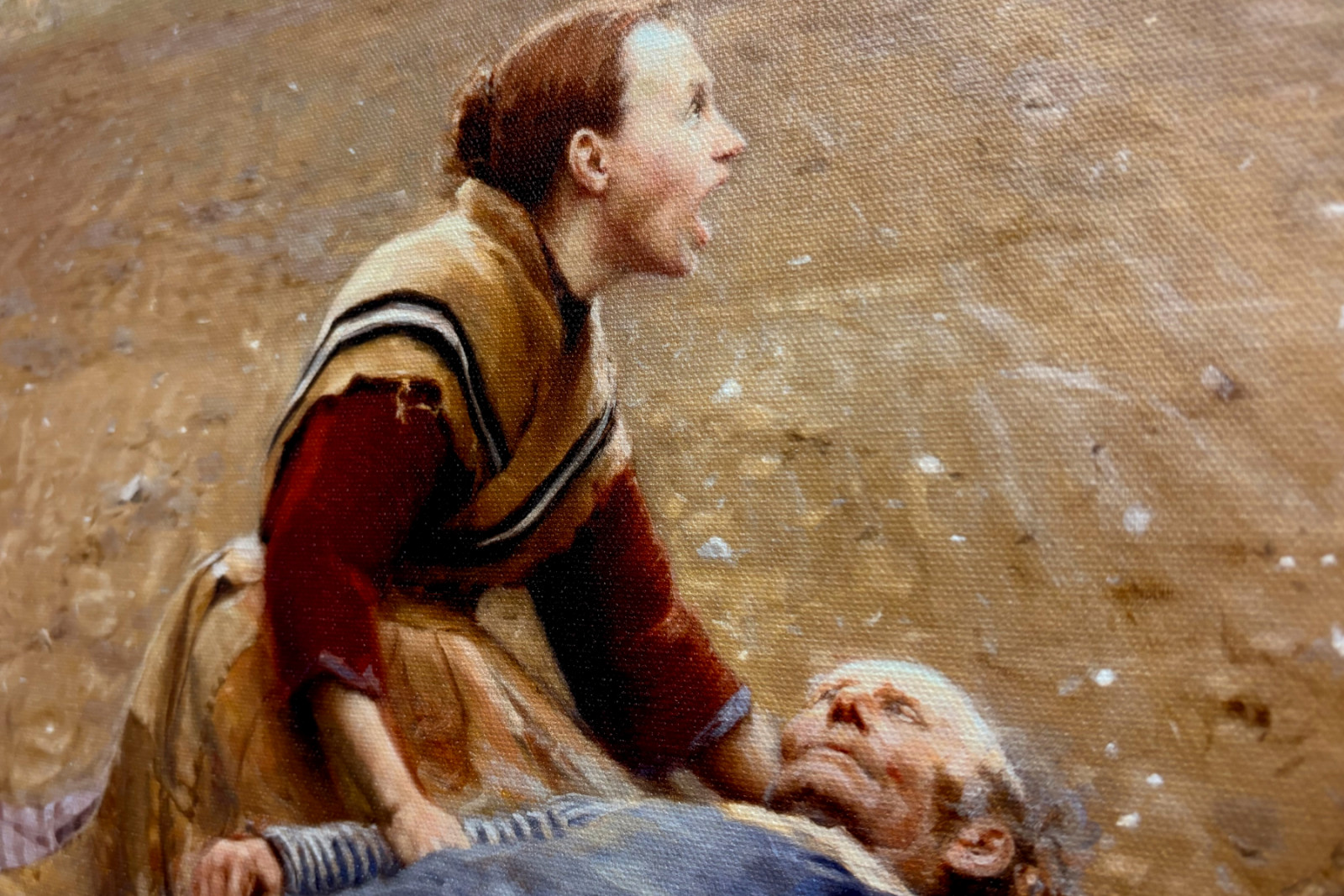Udslidt eller Martyren, 1889 - Hans Andersen Brendekilde