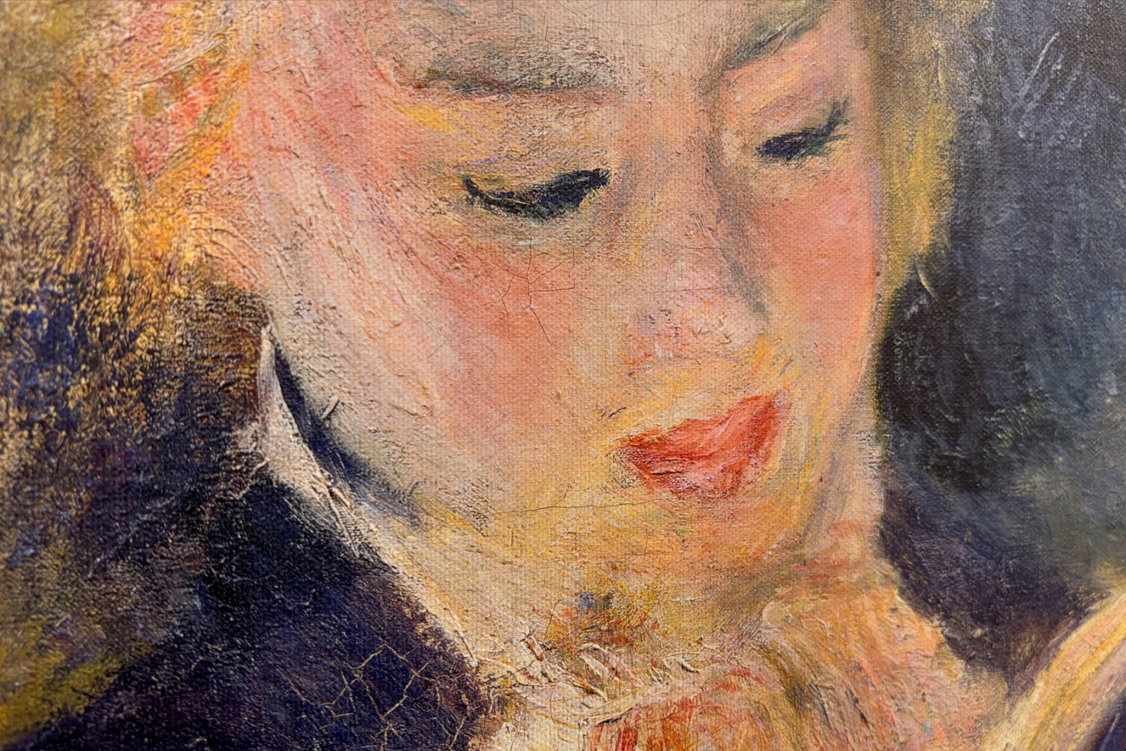 Læsende pige, 1874 - Pierre-Auguste Renoir