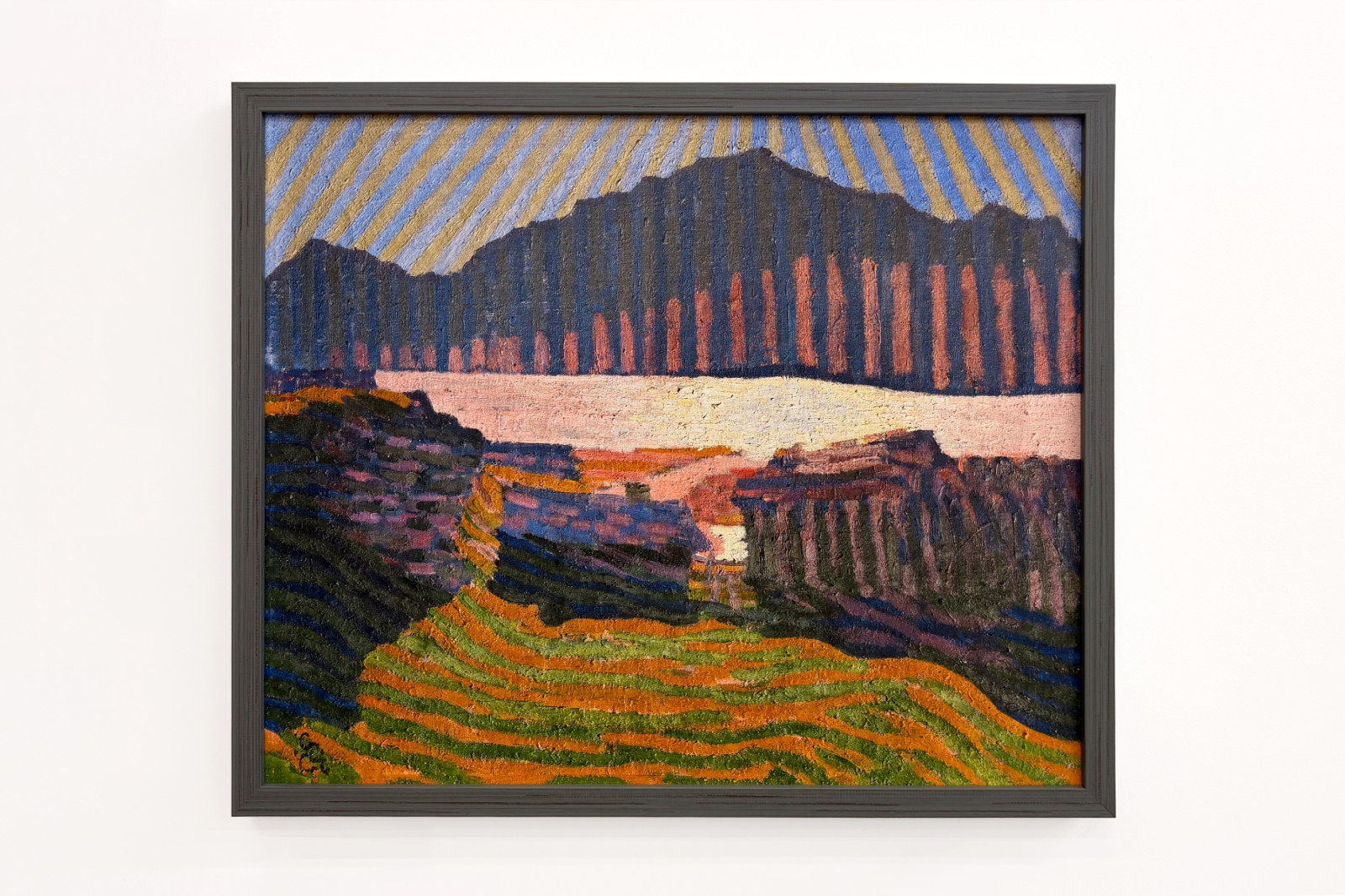 Udsigt over Capolago, ca. 1907. - Giovanni Giacometti