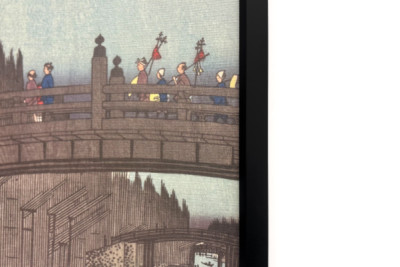 Bambusmarked ved Capital Bridge, 1857., 1857.