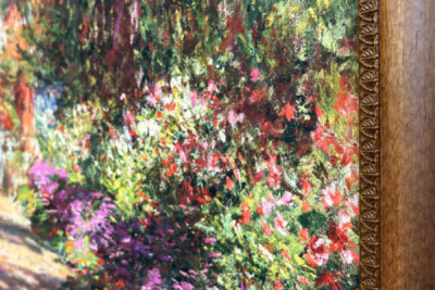 En sti i Monets have, Giverny, 1902