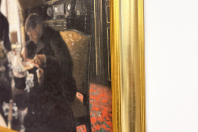 Diner - Middag på rue Miromesnil, Caillebotte-familiens hjem (olie på lærred)