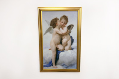 Amor og Psyke som børn, Det første kys, 1890.
