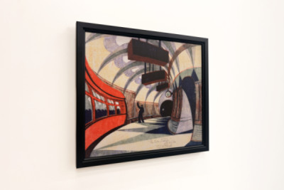 The Tube Train, ca. 1932 (linocut) (se også 151089)