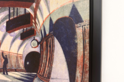 The Tube Train, ca. 1932 (linocut) (se også 151089)