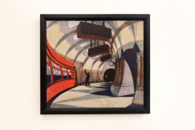 The Tube Train, ca. 1932 (linocut) (se også 151089)
