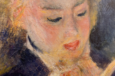 Læsende pige, 1874