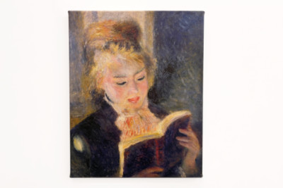 Læsende pige, 1874