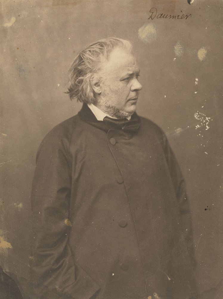 Honoré Daumier,1856/1858 (foto) af (1820-1910) Nadar