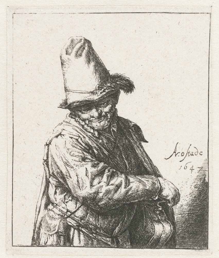 spildrejer liremanden af Adriaen van Ostade