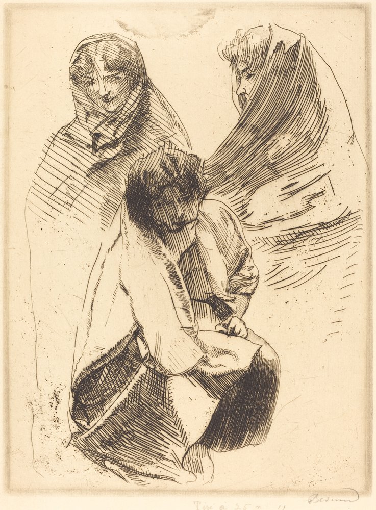 Tre Tilslørede Kvinder af Albert Besnard