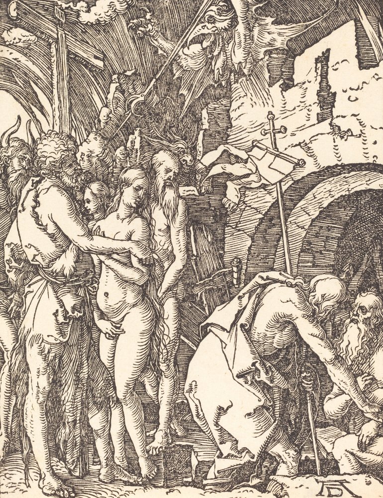 Kristus i Limbo, sandsynligvis ca. 15091510. af Albrecht Dürer