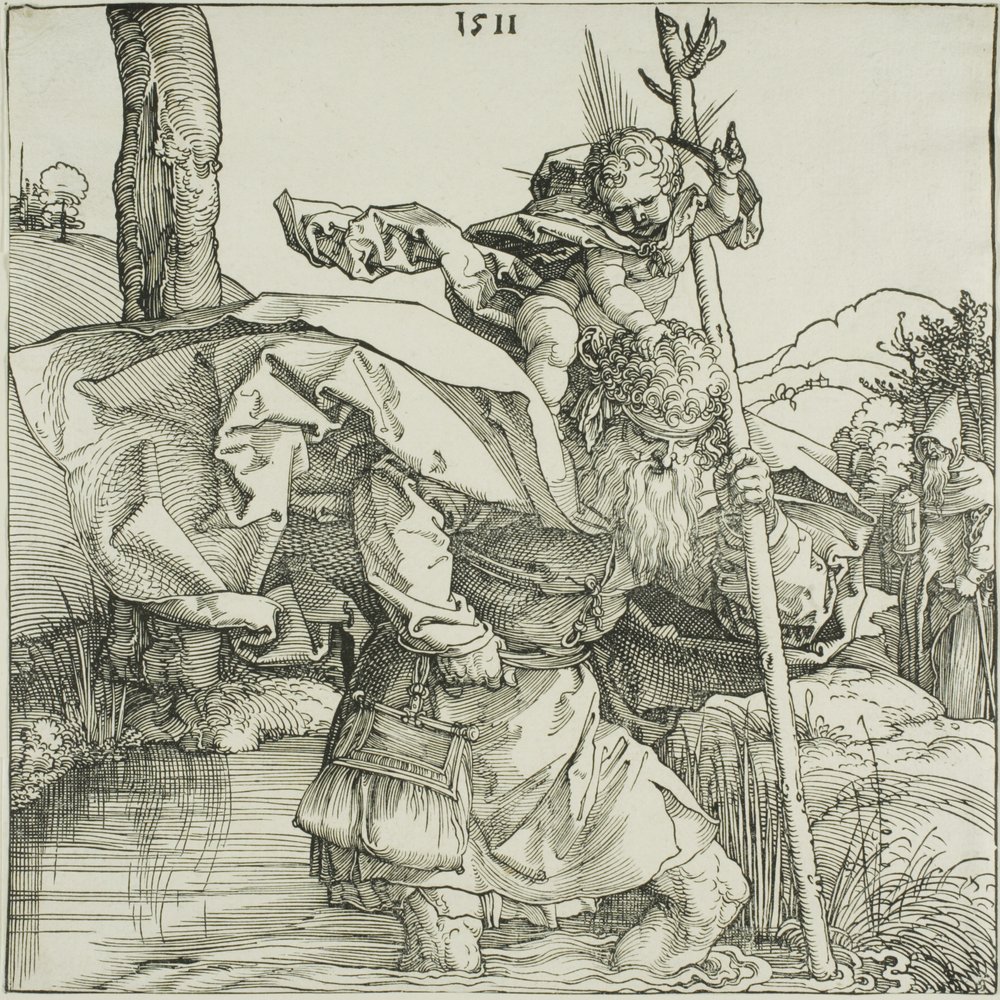 Sankt Christopher af Albrecht Dürer