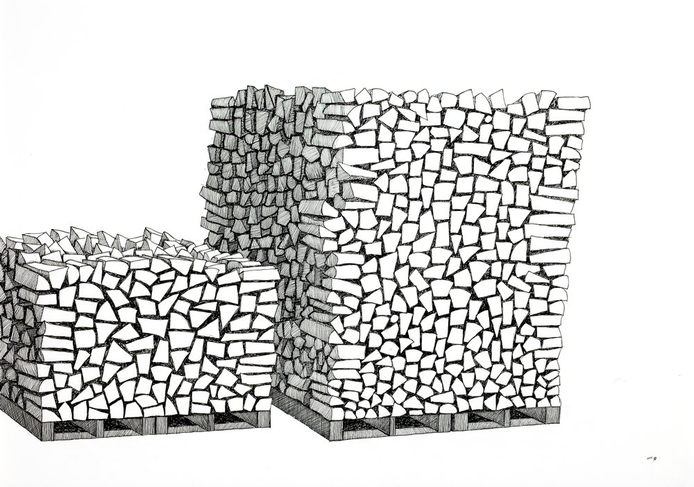 Brænde paller af Alex Dunn