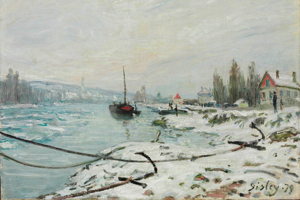 Fortøjningslinjer af Alfred Sisley