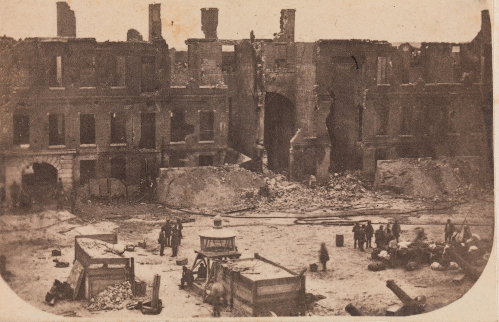 Evakueringen af Fort Sumter, april 1861, april 1861. af Alma A. Pelot.