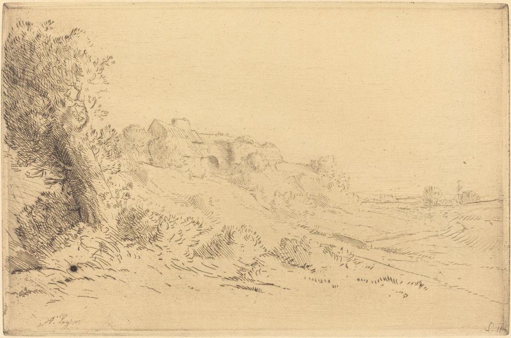 Min gård (Ma ferme) af Alphonse Legros
