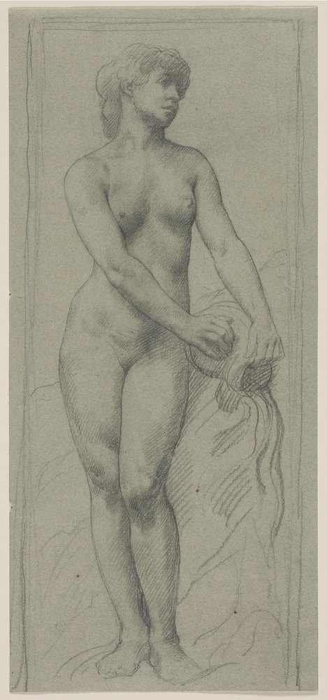 Nøgen kvinde af Alphonse Legros