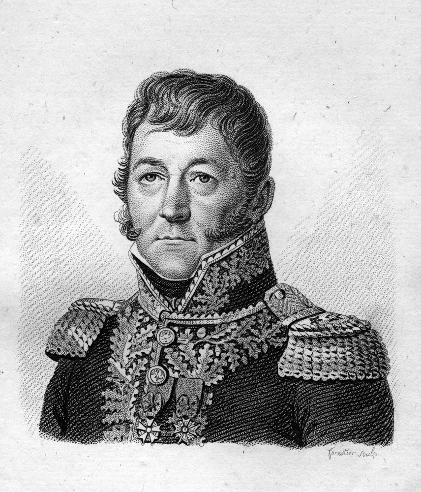 Portræt af Claude Prost (1764-1834), baron af imperiet, brigadegeneral for artilleri - i "Portrætter af franske generaler efter franskmændenes sejre og erobringer"". Grav af Ambroise Tardieu i 1818. Stella Samling. af Ambroise Tardieu