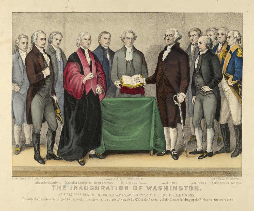 Indsættelsen af Washington som USA