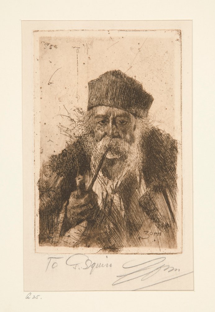 Bøddel fra Siebenburger (ungarsk sigøjner) af Anders Leonard Zorn