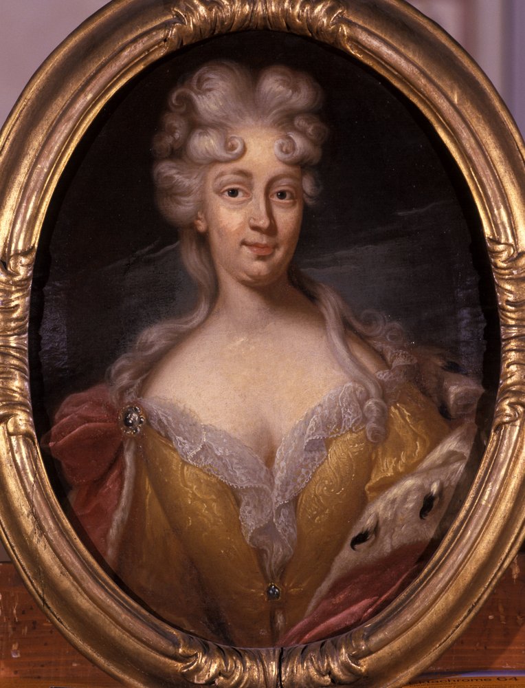 Portræt af Friederike Elisabeth af Saxe-Marksuhl af Andreas Eusebius Berhold