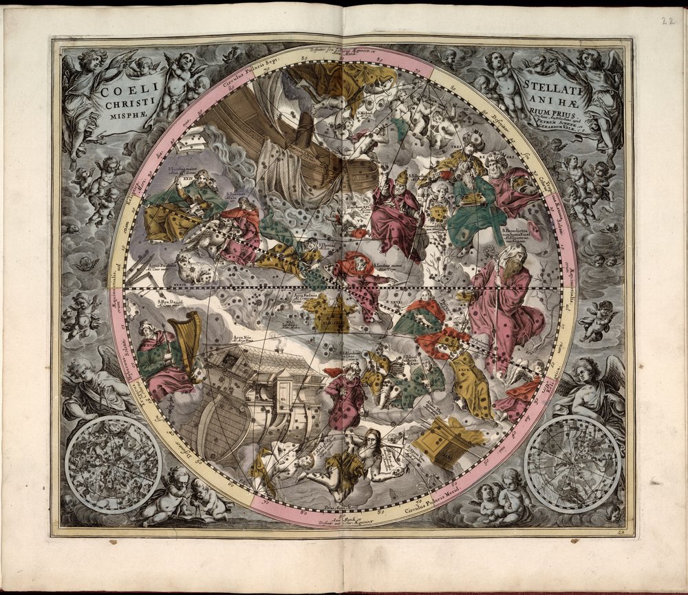 Phillips, 4274 Også tilgængelig via Library of Congress-webstedet som et rasterbillede. Indeholder indeks. Nogle plader graveret af Johannes van Loon. Udover de 29 plader, der er angivet i indholdsfortegnelsen, er der en ekstra plade mellem pladen af Andreas; Schenk Cellarius