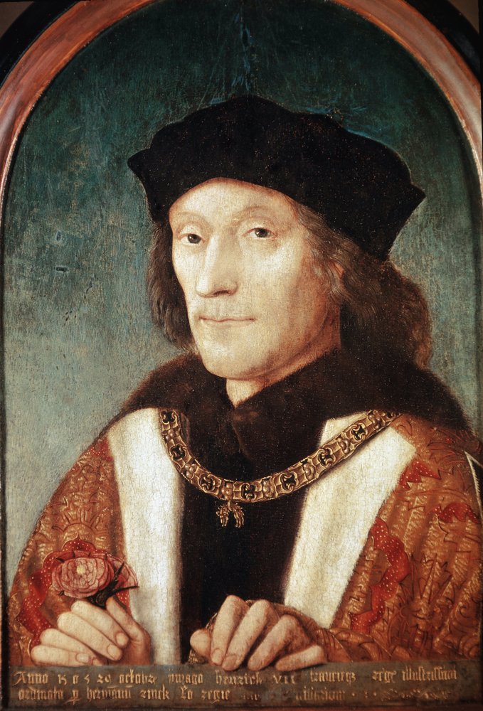 Portræt af kongen af England Henry VII (maleri af Anonymous Anonymous