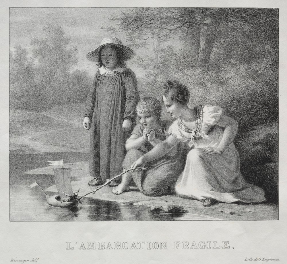 LAmbarcation skrøbelig. af Antoine Beranger