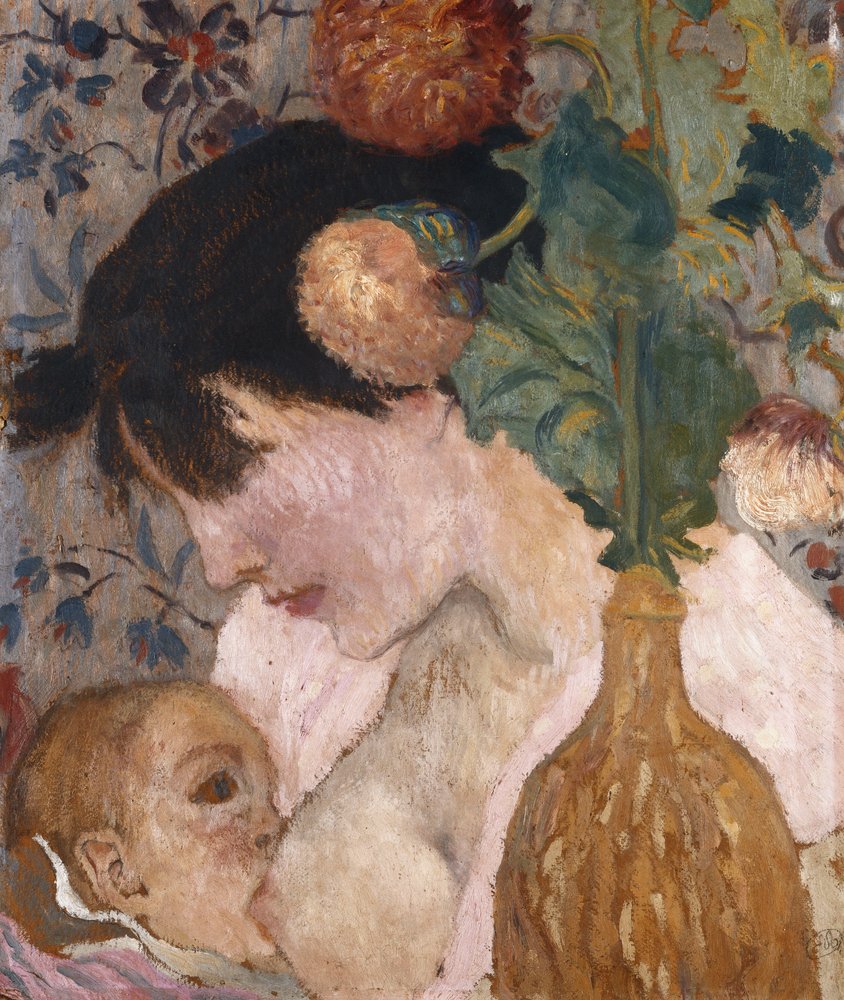 Mor og barn, ca. 1895 af Aristide Maillol