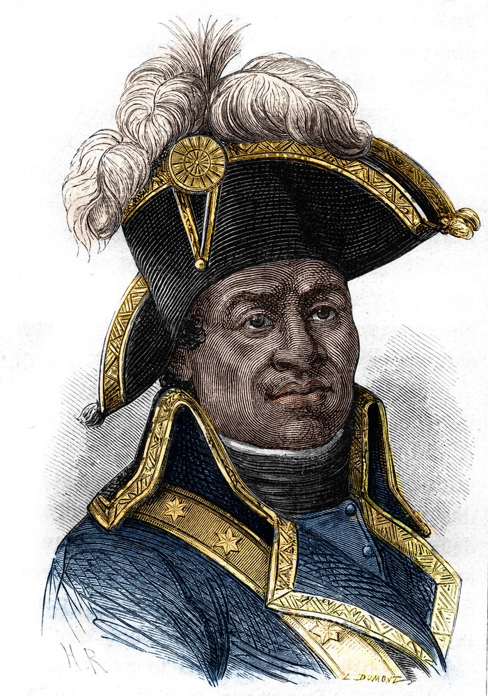 Portræt af Francois Dominique Toussaint dit "Toussaint-Louverture", haitiansk statsmand. af Artist Unknown