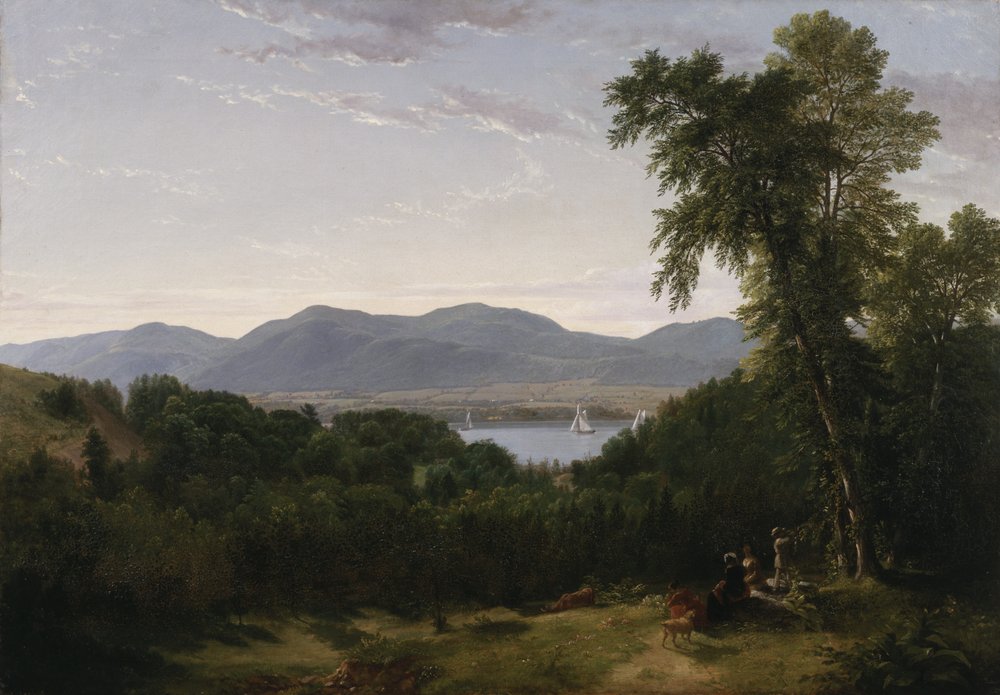 Beacon Hills ved Hudson-floden, 1852 af Asher Brown Durand